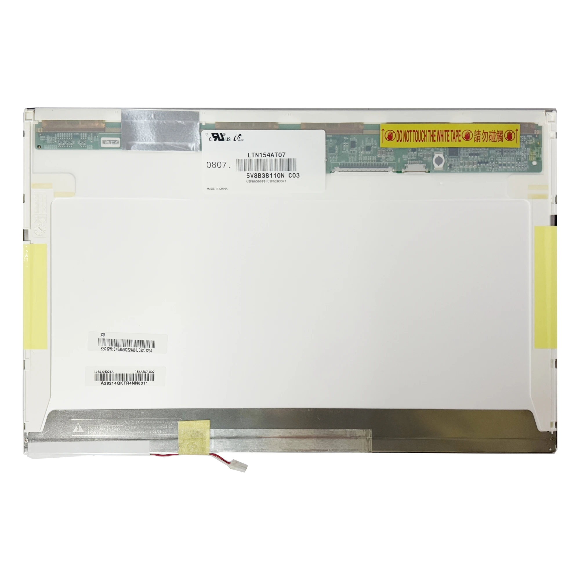 LTN154AT07 fit N154I2-L02 LTN154AT01 LTN154AT10 LP154WX4 LP154WX5-TLA1 B154EW08 B154EW02 LP154W01 Laptop LCD Screen 1280*800