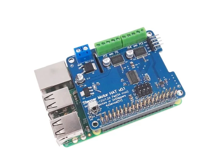 Stepper Motor HAT for Raspberry Pi Development Board