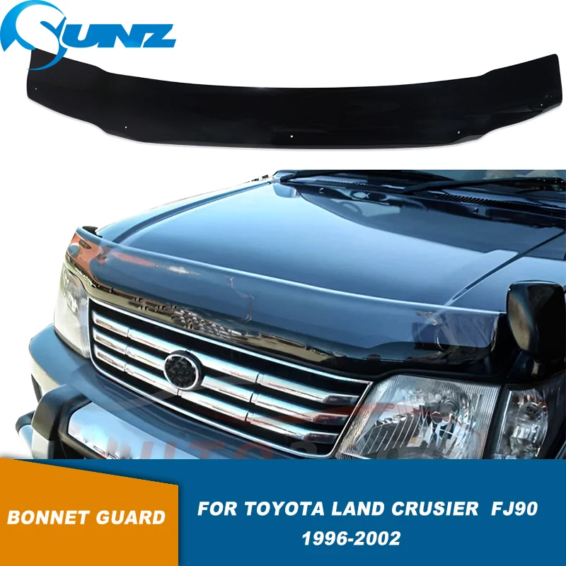 Bonnet Protector For Toyota Land Crusier Prado Fj90 1996 1997 1998 1999 2000 2001 2002 Tinted Guard Bug Shield Hood Deflector