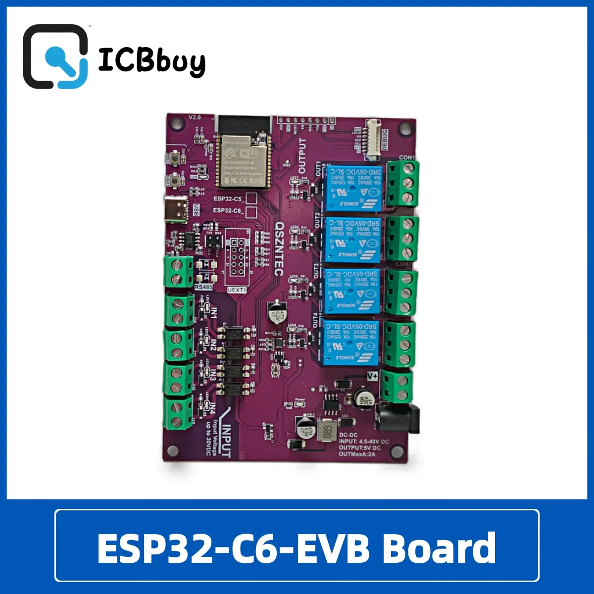 Support Tasmota ESP32-C6-EVB BOARD WITH WIFI6 BLUETOOTH5 LE AND ZIGBEE CONNECTIVITY FOR MATTER AND SMART HOME WORK