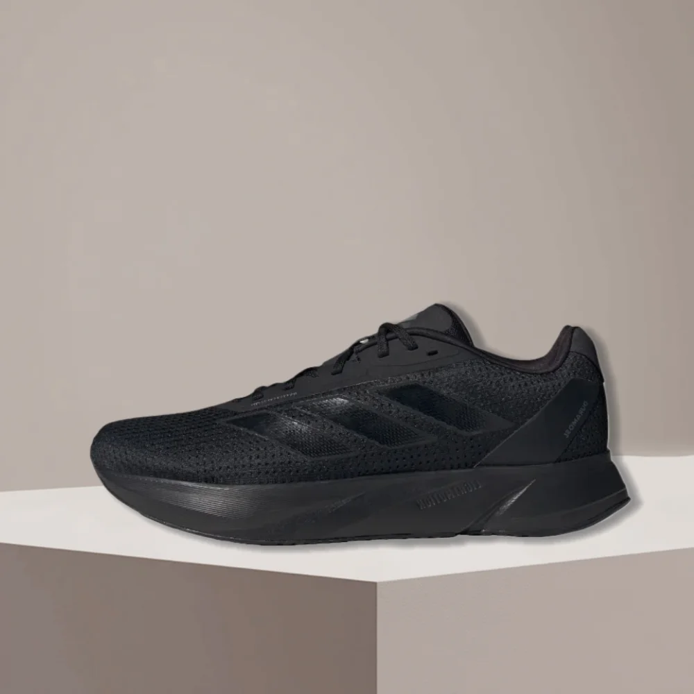 

adidas Duramo SL унисекс, нескользящие, прочные, удобные, дышащие, с низким верхом, повседневные тренировочные кроссовки, черные IE7261