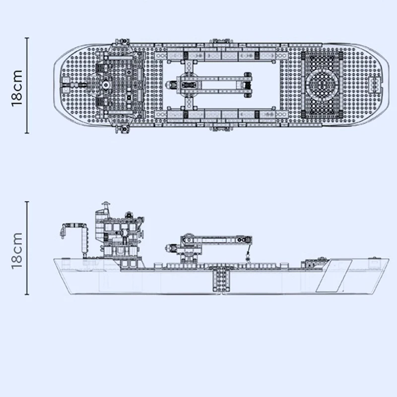 2026 Neue City Moc Bausteine Urbanes Ozeandampfschiff-Modell Tiefsee-Erkundungsschiff Bausatz Beliebtes Geburtstagsgeschenk – Detail 4