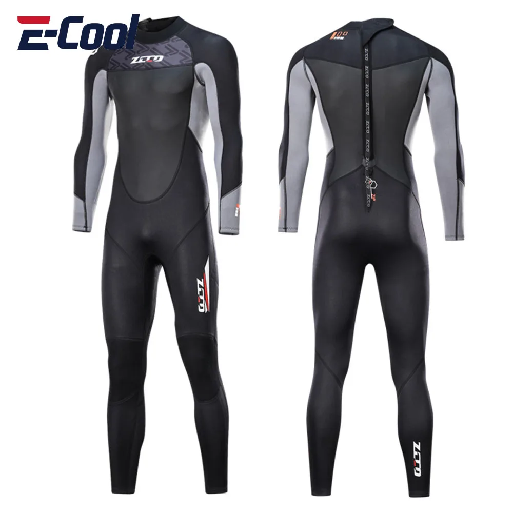 

Scuba Diving Suit for Men 3MM Neoprene Wetsuit Spearfishing Wear Snorkeling Surfing and Swimming One Piece Set Keep Warm