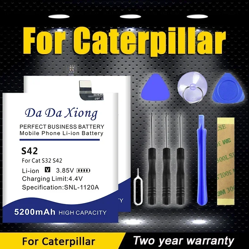 

2025 Новый аккумулятор XQ6602G APP00223 APP00262 B25 S42 S50 S60 BL192 для Caterpillar Cat S32 S41 S42 S50 S60 S62 S62Pro B15 B25