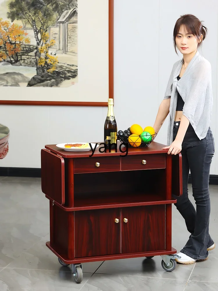 LH multifunctional solid wood with drawers and cabinets catering service truck hotel food delivery wine cake truck