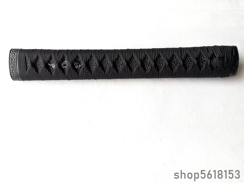 26cm alloy black fuchi handle black sago For Japanese katana sword