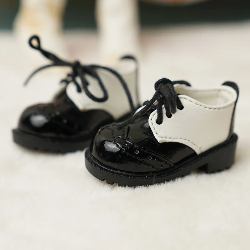 BJD doll shoes suitable for 1/6 size cute doll flat shoes Oxford BJD doll shoes 1/6 doll accessories