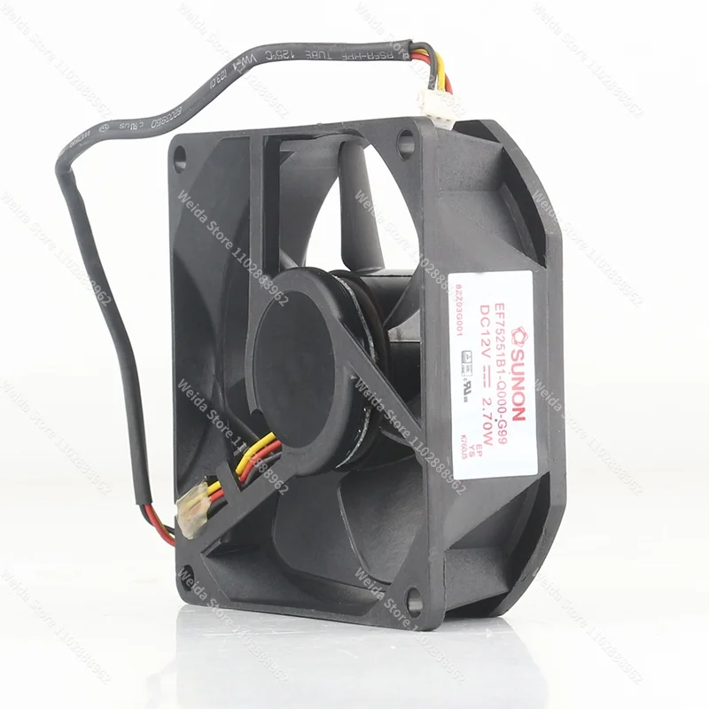 Original Sunon AC EC 7525 7.5CM Acer Projector inverter EF75251101-Q000-G99 cooling fan 5V 24V 48V DC12V 2.70W