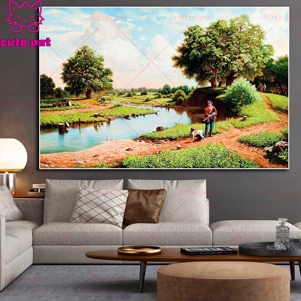 Diamond Painting Idyllic scenery Diamond embroidery 5d Cross Stitch diy full square diamond mosaic daimond painting drill Decor