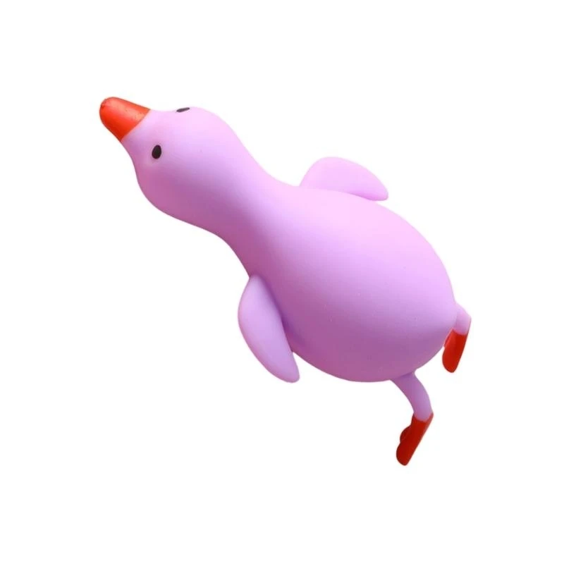 لعبة ضغط البطة الرائعة لتخفيف التوتر، لعبة حسية من السيليكون الناعم، هدية مناسبة للسفر للأطفال والكبار 15UB #3