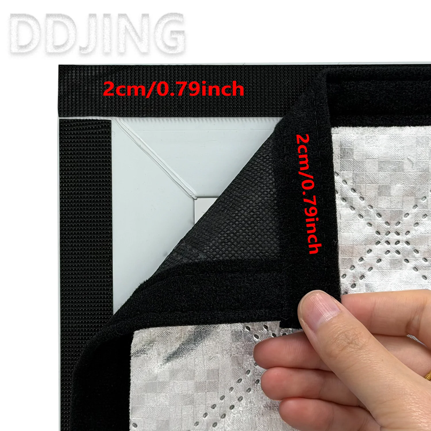 Winter Thermal Windproof Cold Resistant Window Insulation Cover Soundproof Blackout Self-Adhesive No Drilling Window Curtain