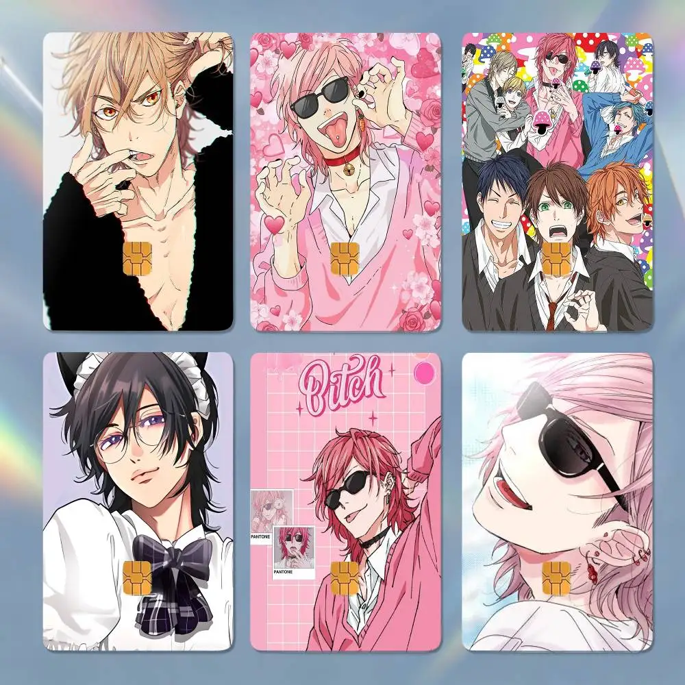 

BL Yarichin Bit Club HD Waterproof Card Skins Protective Stickers for Credit Bank Game Cards