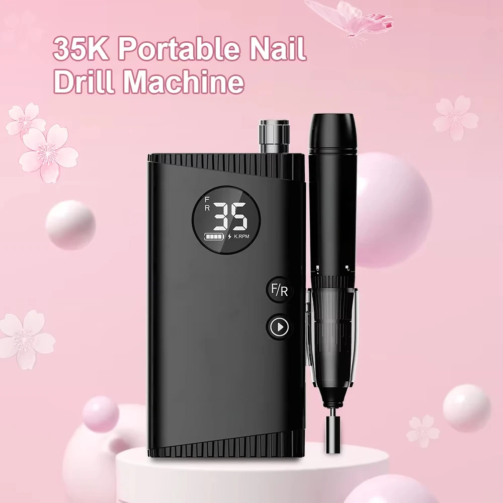 Professional Nail Sander Electric Nail Drill Nail Art Tool Is Suitable for Home and Salon Use
