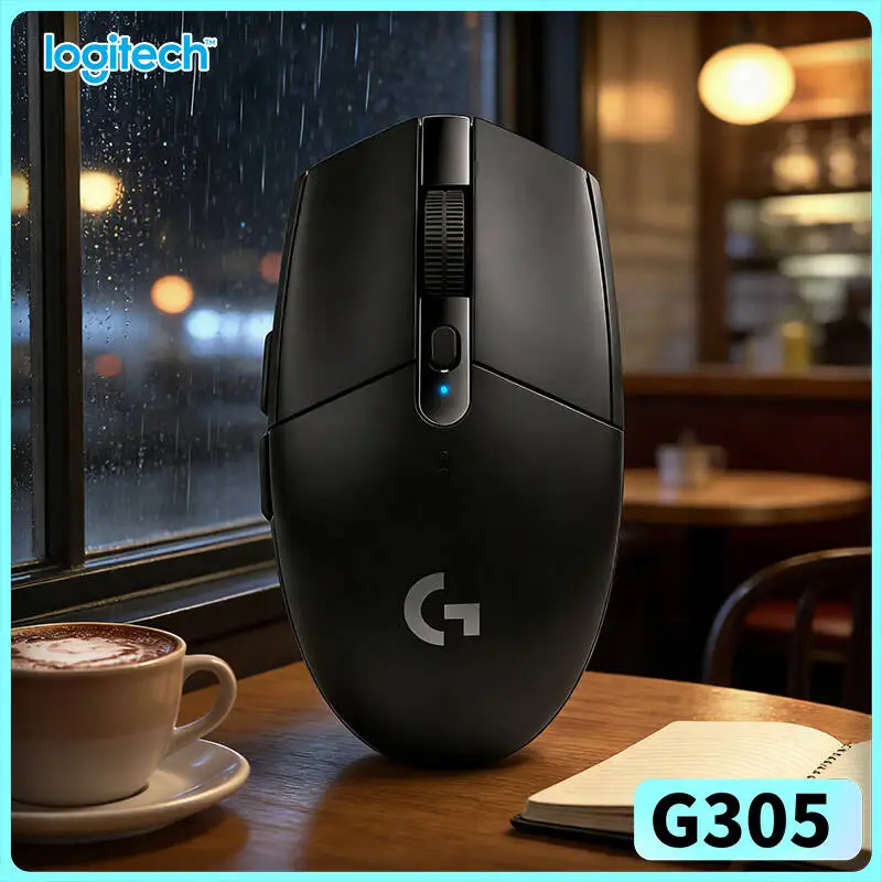 

LIGHTSPEED Gaming Mouse Logitech G305 Wireless, 12000 DPI HERO, 6 Custom Buttons, 250hr Battery, 99g, PC Mac Laptop