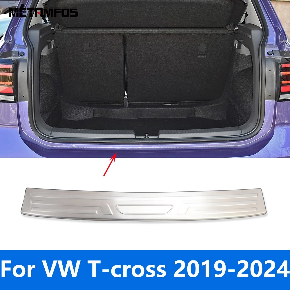 

Аксессуары для Volkswagen VW T-cross Tcross 2019-2023 2024, внешний задний багажник, бампер, подножка, накладка на порог, защитная пластина
