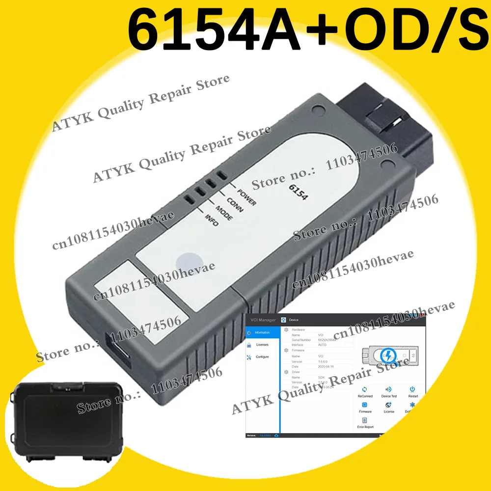 

V-AS 6154A wifi ODIS 7.2.1 obd2 scanner automotriz V-AS 6154 for V-W AU-DI inspection tools diagnostics for cars tuning new vci