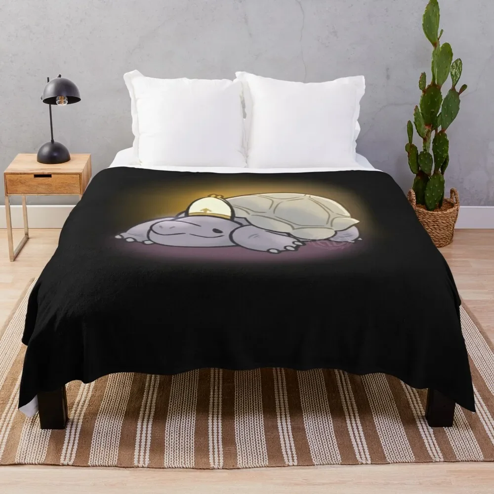 

Turtle Pope Classic Throw Blanket Faux Fur Soft Warm Blanket for Bed
