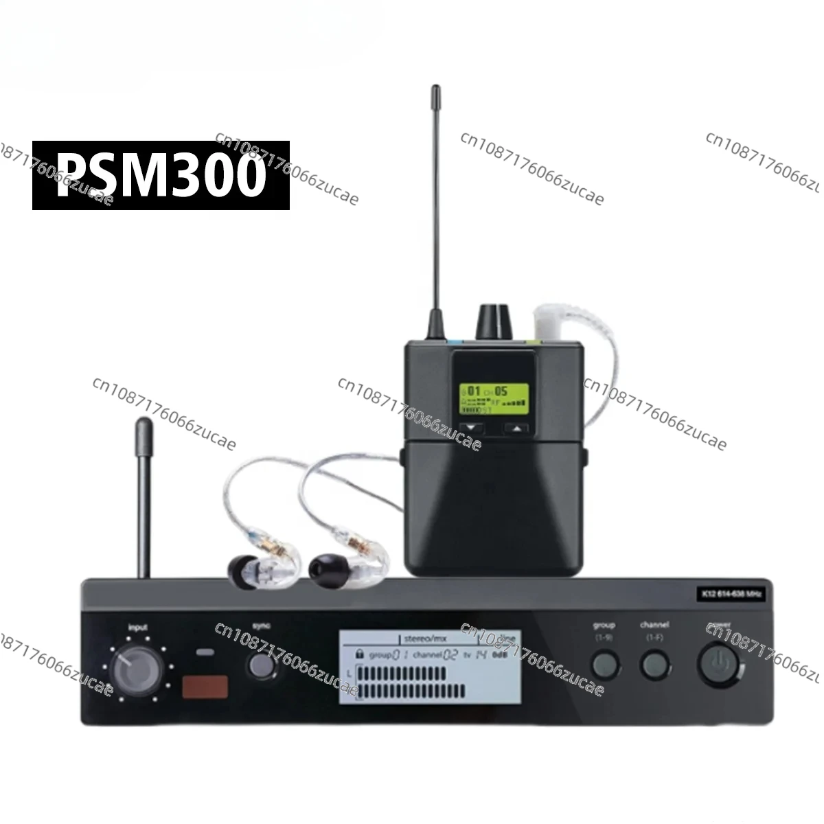 PSM300 Professional in Ear Stage Monitor System Wireless Monitor Headphones Portable Audio Player for Stage Performance