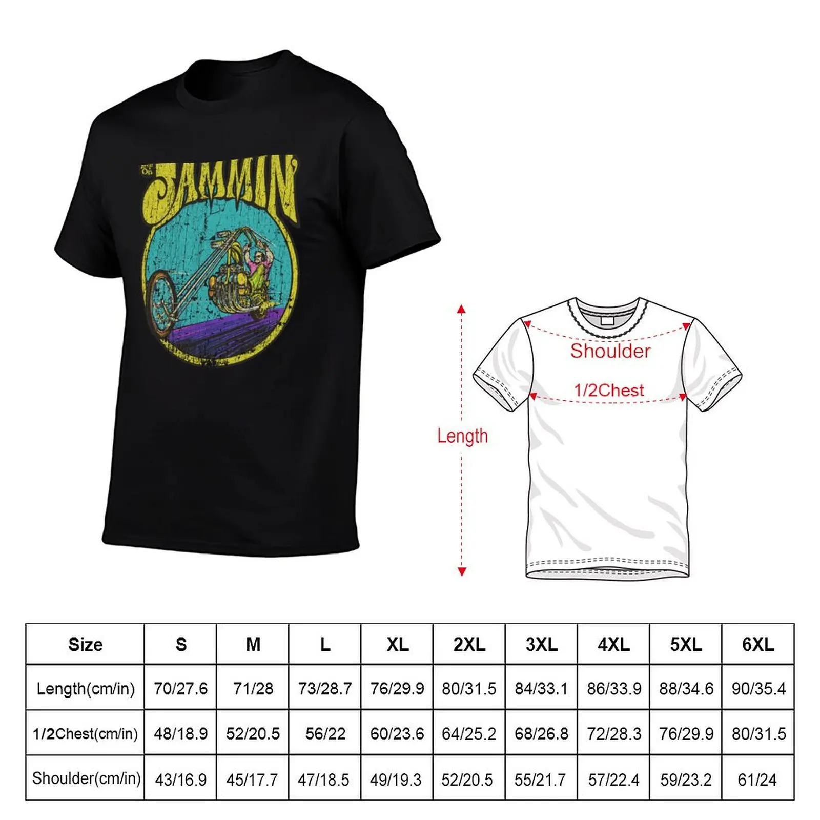 Keep On Jammin' 1974 T-Shirt anime clothes designer shirts custom t-shirts heavy weight t shirts for men