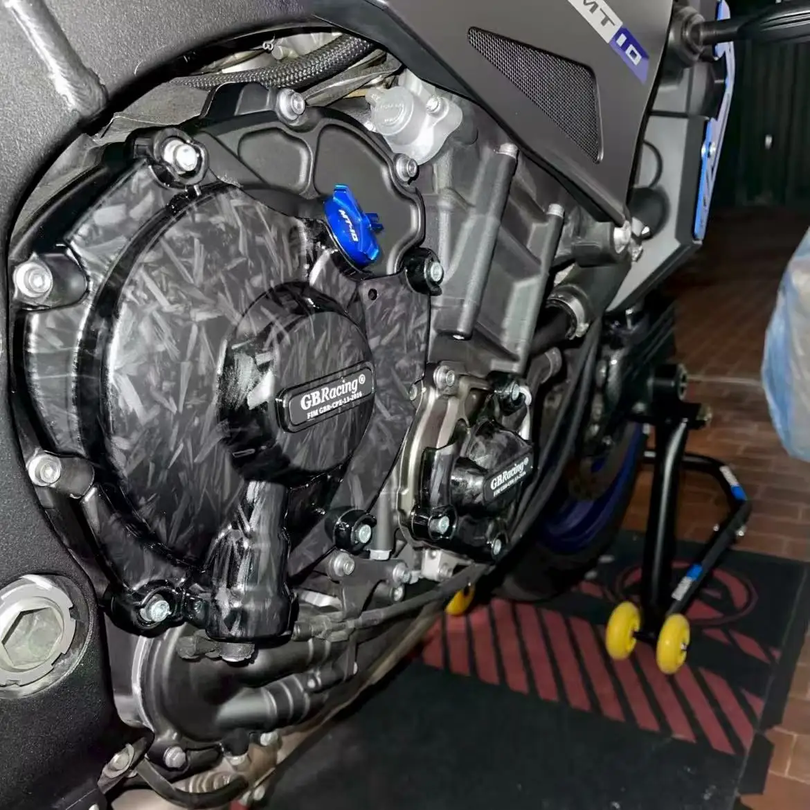 

FOR Yamaha YZF R1 R1M 2015 2016 2018 2019 2020 2021 2022 Motorcycle Engine Hood GBRacing Protective Cover Accessories 2015-2025