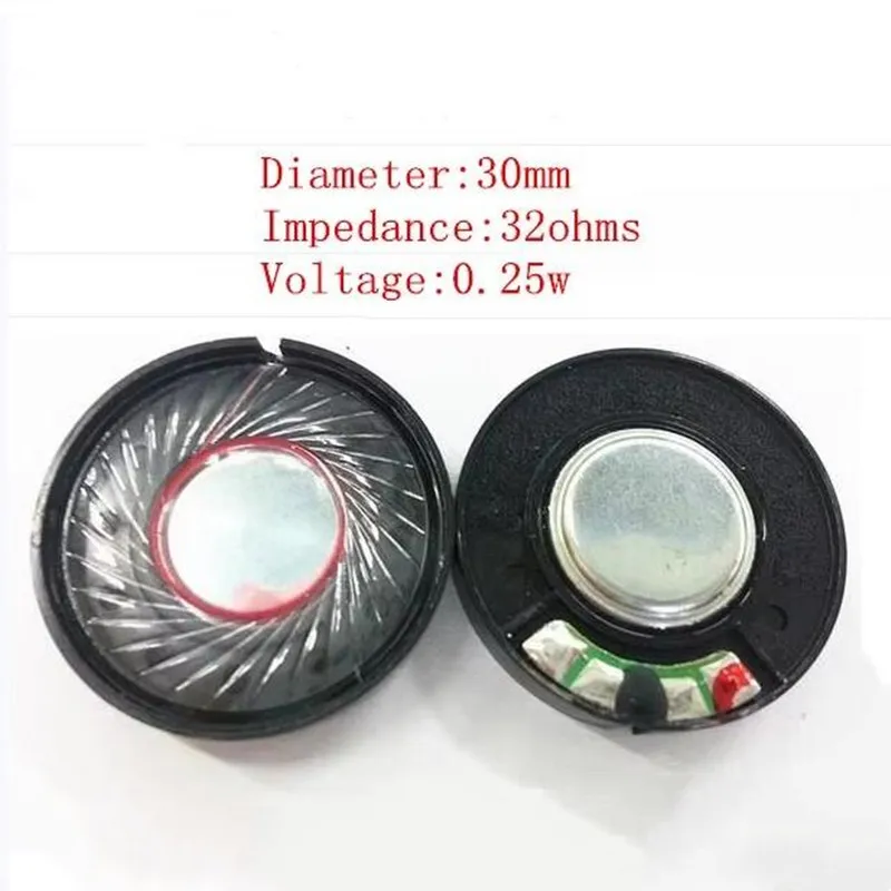 30mmスピーカーユニット2個