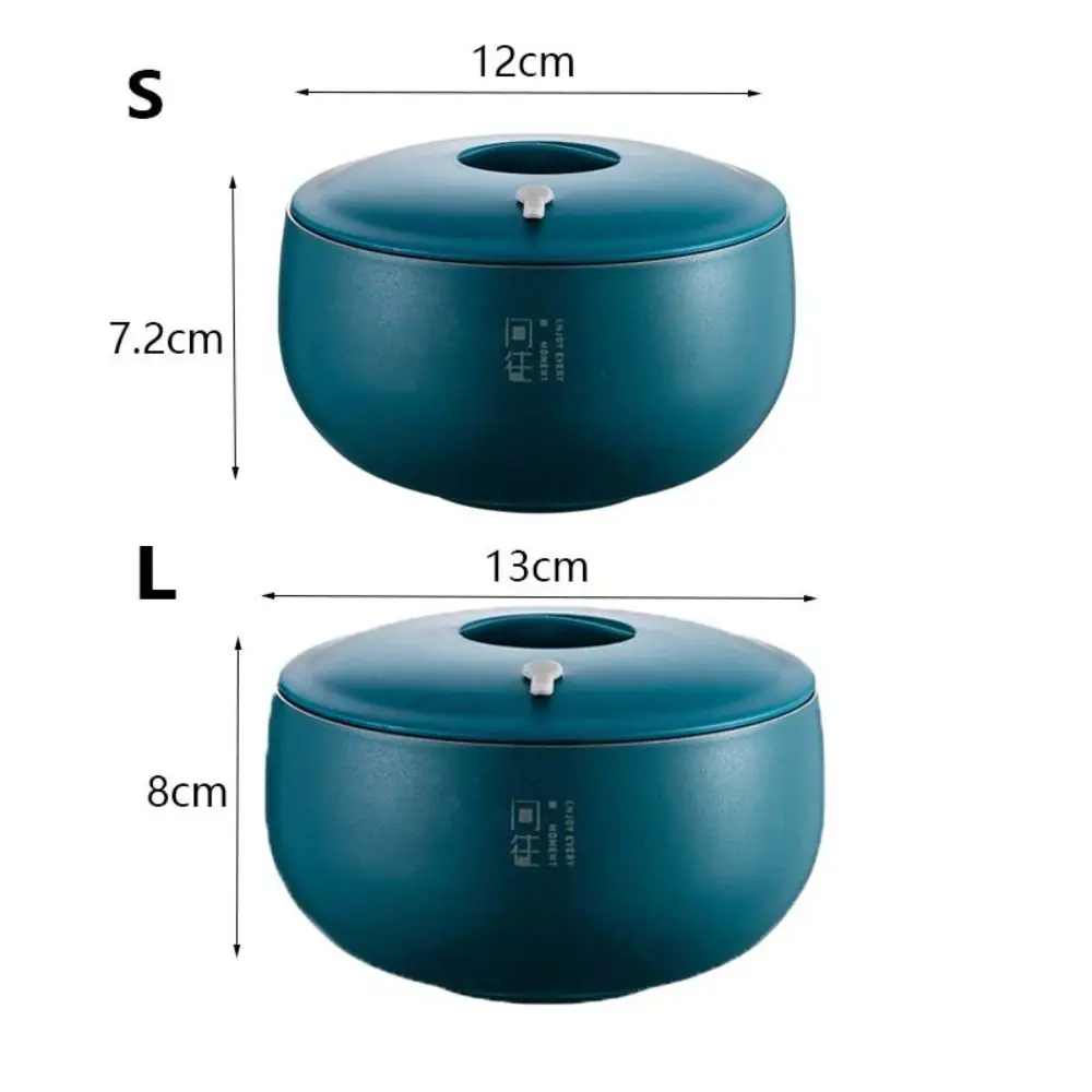وعاء رامين ياباني بسيط بطبقة مزدوجة من الفولاذ المقاوم للصدأ مع غطاء وعاء الحساء حاوية طعام معزولة للحرارة أوعية سلطة الفاكهة