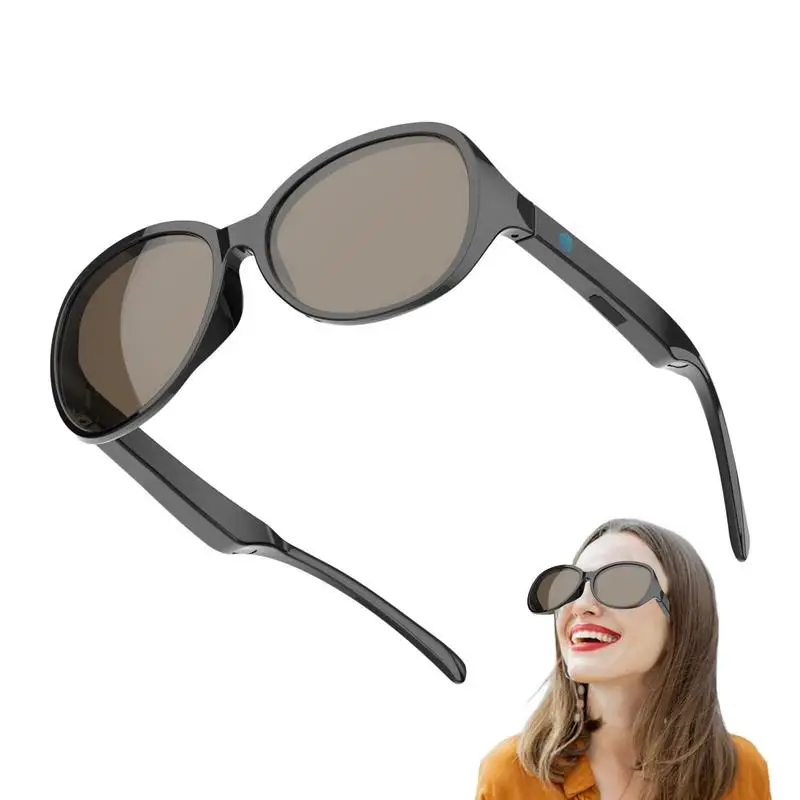 Smart Sunglasses For Men UV Protection Sports Glasses With Bone Conduction Technology High-Performance Wireless UV Block Outdoor