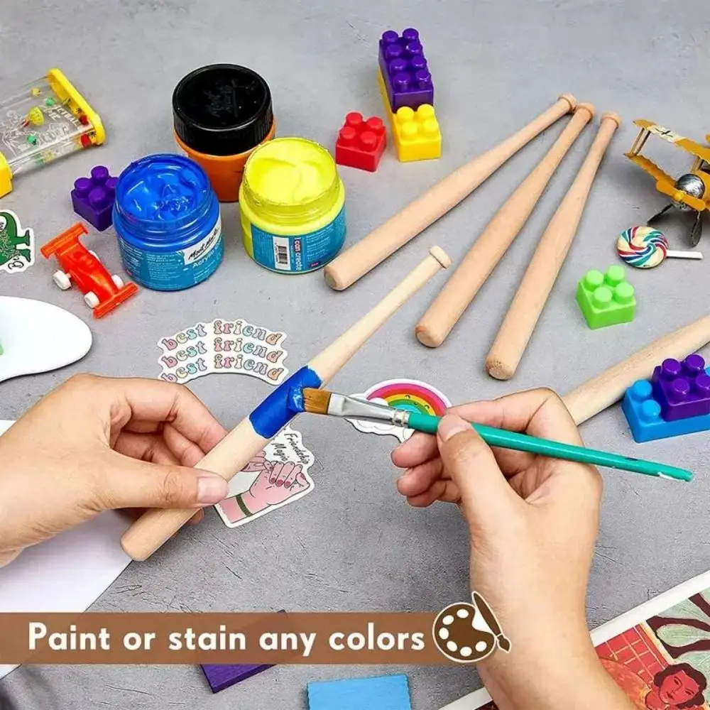 4Pcs Mini Baseball Bat Display Stand Golf Tennis Ball Support Bracket DIY Triangle Base Beisbol Softball Baseball Accessories