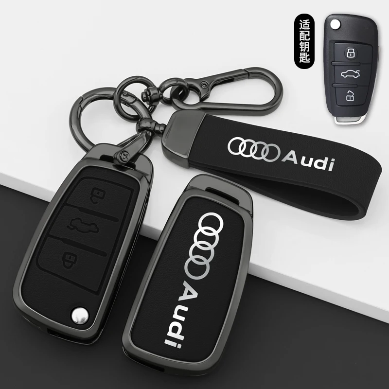 

Car Key Case Fob Cover Smart Remote Control Shell For Audi A1 A3 A4 8P 8L 8V A5 B6 B7 A6 A7 A8 C5 C6 Q3 Q5 Q7 4F S3 S4 S6 RS3 TT