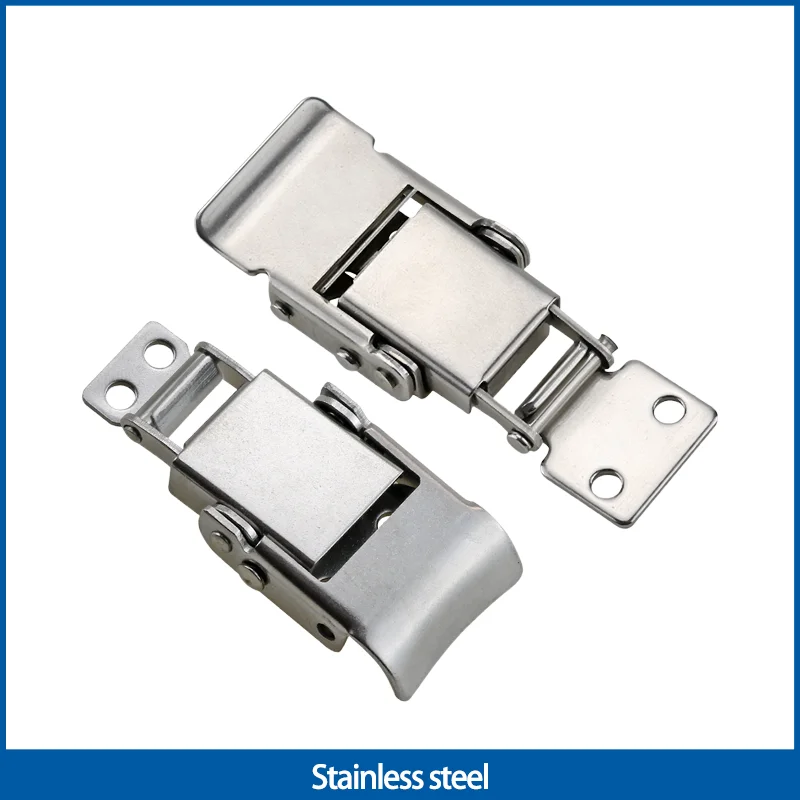 304 Stainless Steel Latch Industrial Equipment  Cabinet Door Tensioning Press Lock Toolbox Duckbill Latch