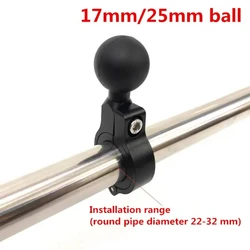 17MM 25MM Ball Bicycle Motorcycle Mobile Phone Bracket Fixed Faucet lock handlebar Motorcycle Mobile Phone GPS Holder Mount