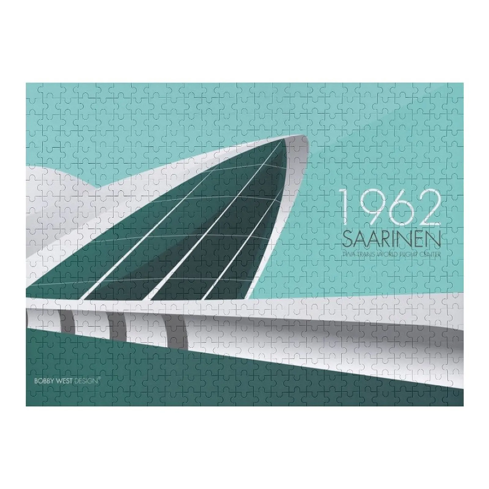 

Saarinen Mid Century Modern 1962 Trans World Flight Center Jigsaw Puzzle Customized Picture Customizeds For Kids Puzzle