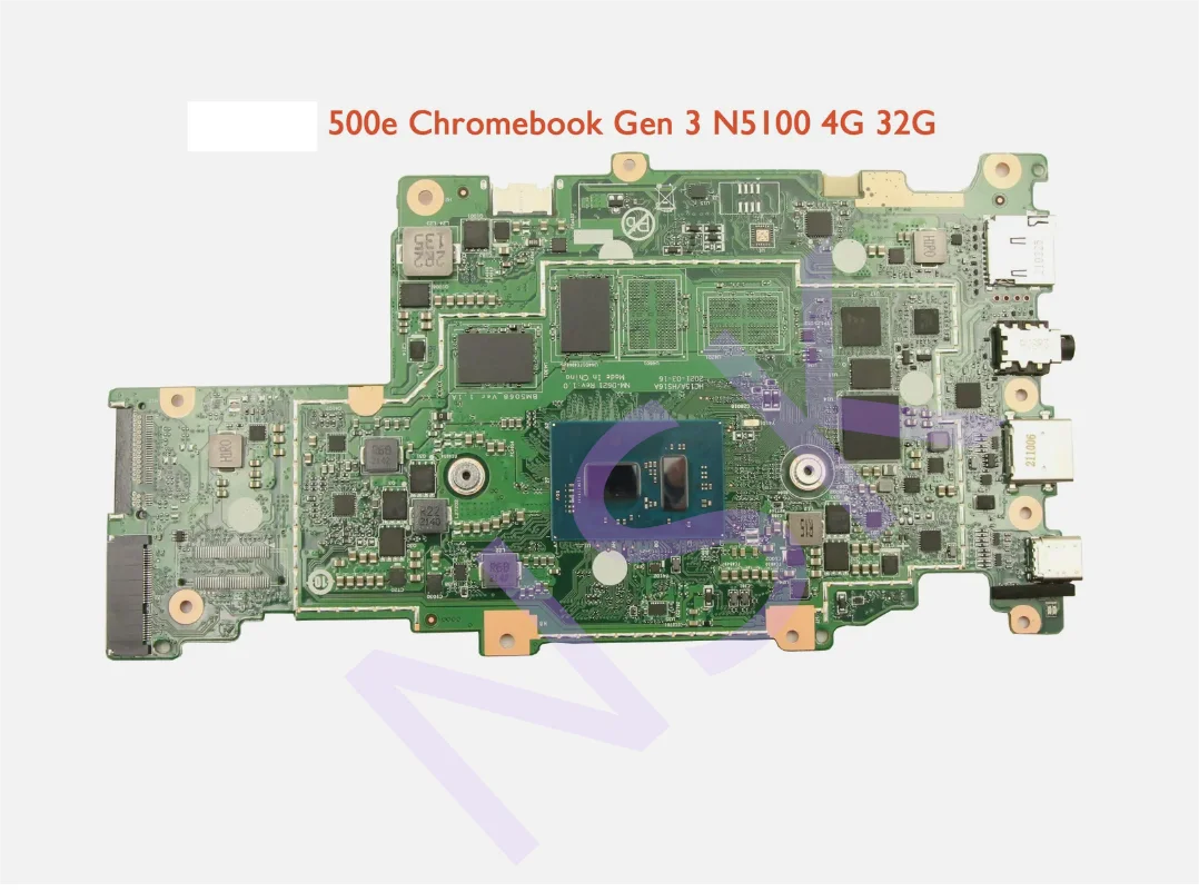 NM-D621 FRU PN 5B21C99670 CPU N5100 UMA DRAM 8G 64G EMMC Richtek Model Multiple optional 500e Chromebook Gen 3 motherboard