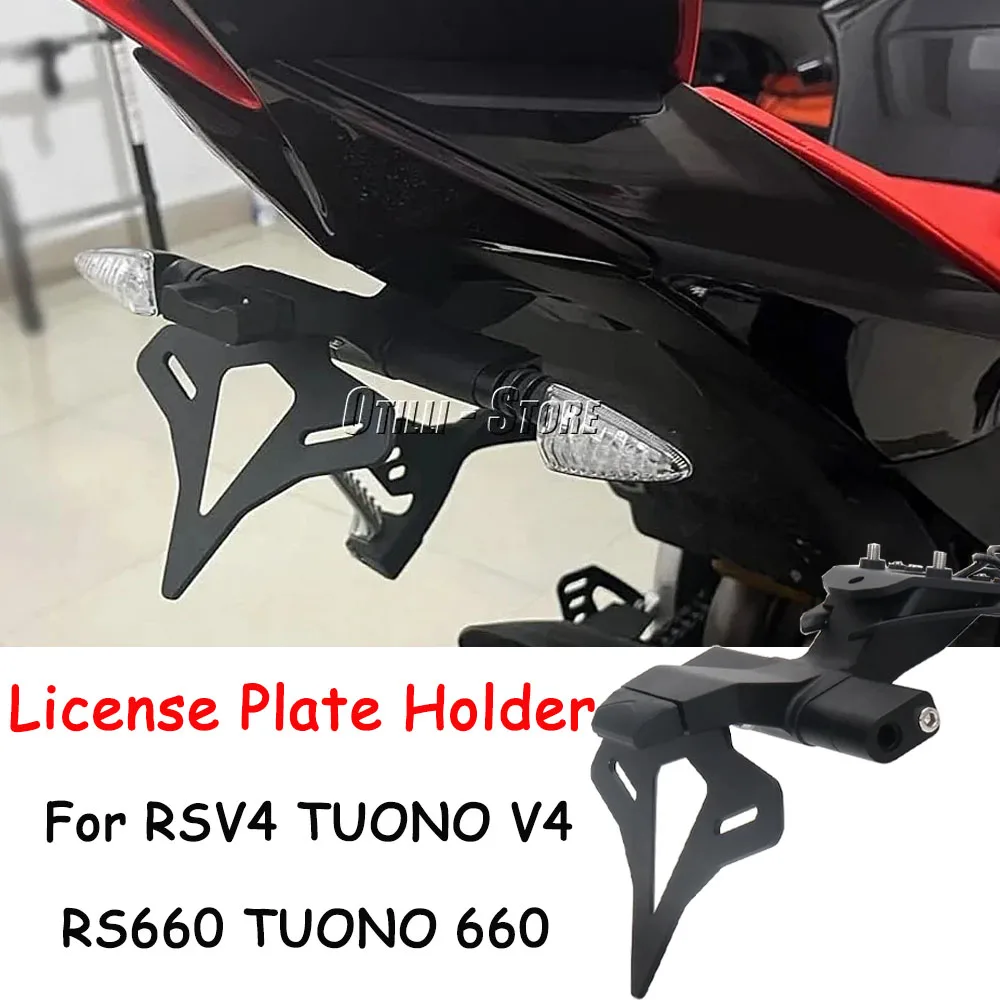 

For Aprilia RS660 TUONO 660 Tuono V4 RSV4 2021 2022 2023 Motorcycle Plates Holder Fender Eliminator Rear Tail Tidy LED Light