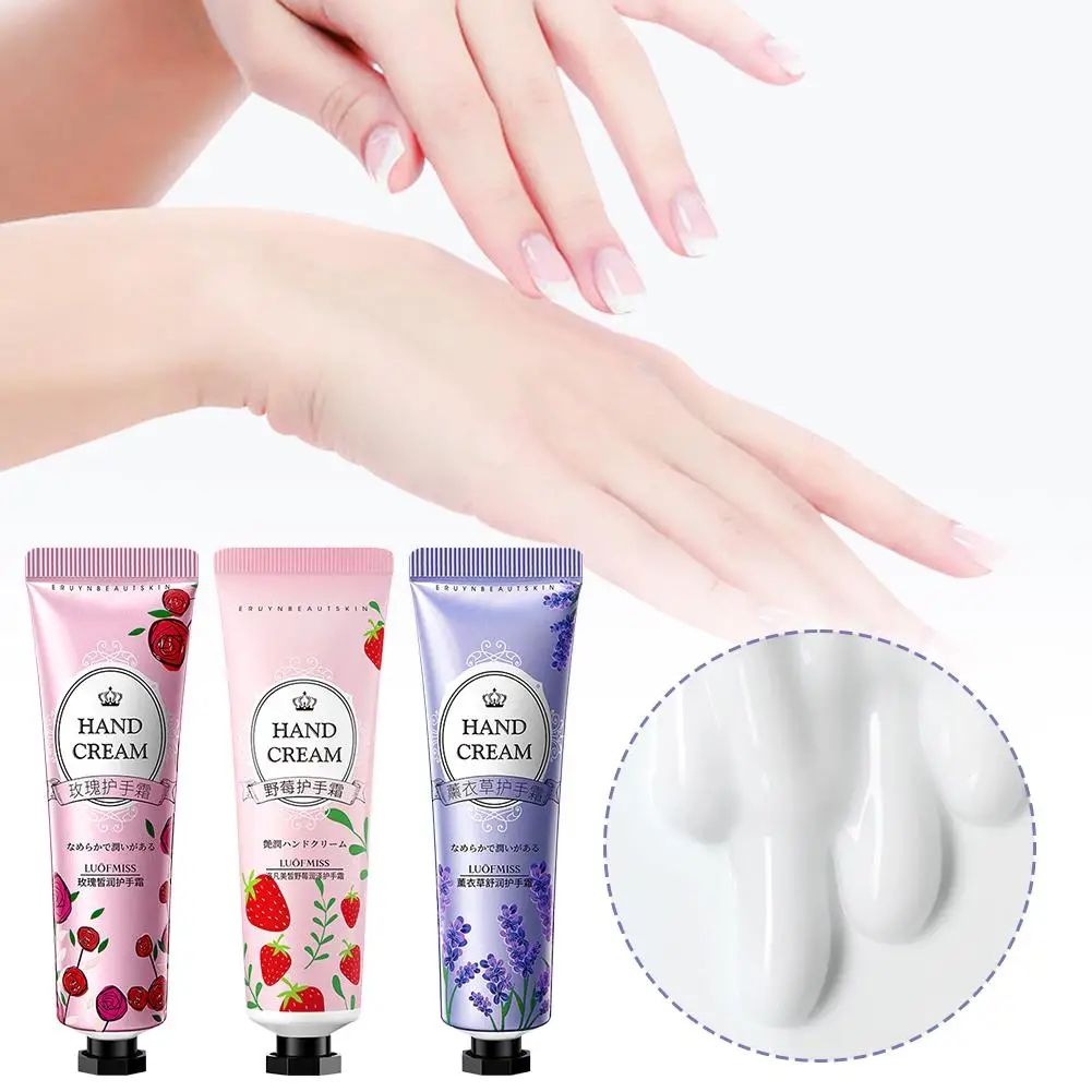 

30 г питательного увлажняющего осветляющего крем для омоложения кожи ﻿ Лавандовый освежающий аромат от опреснения Роза Уход за руками Увлажняющий крем S1R5