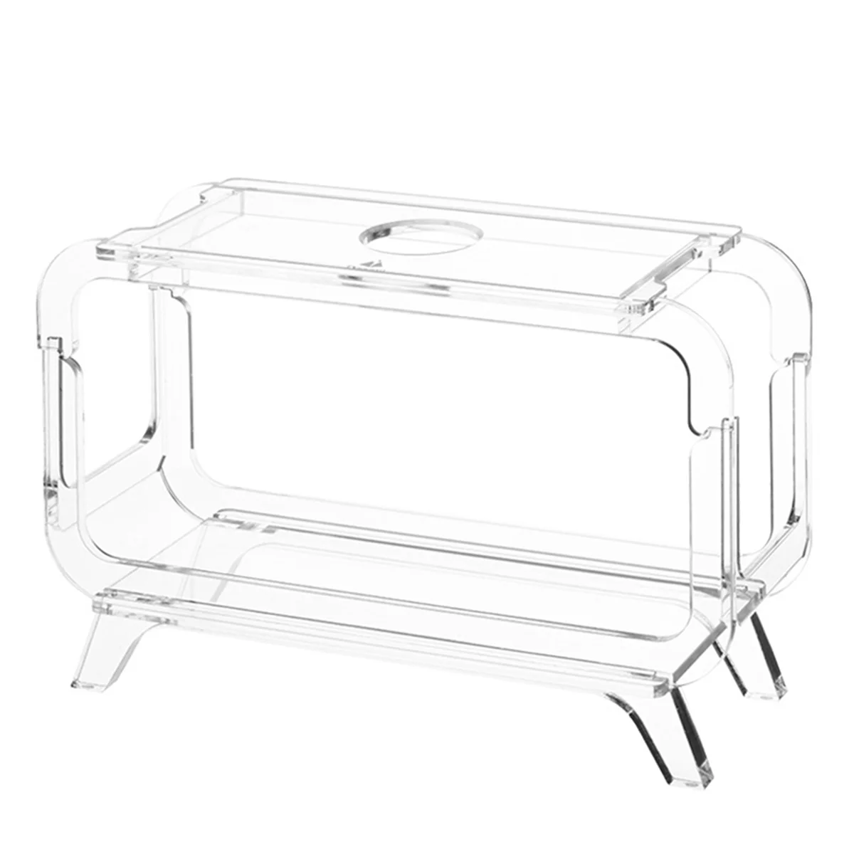 Transparent Acrylic Speaker Stand Portable Desktop Display Stand Protective Shell Case for Marshall Middleton Speaker