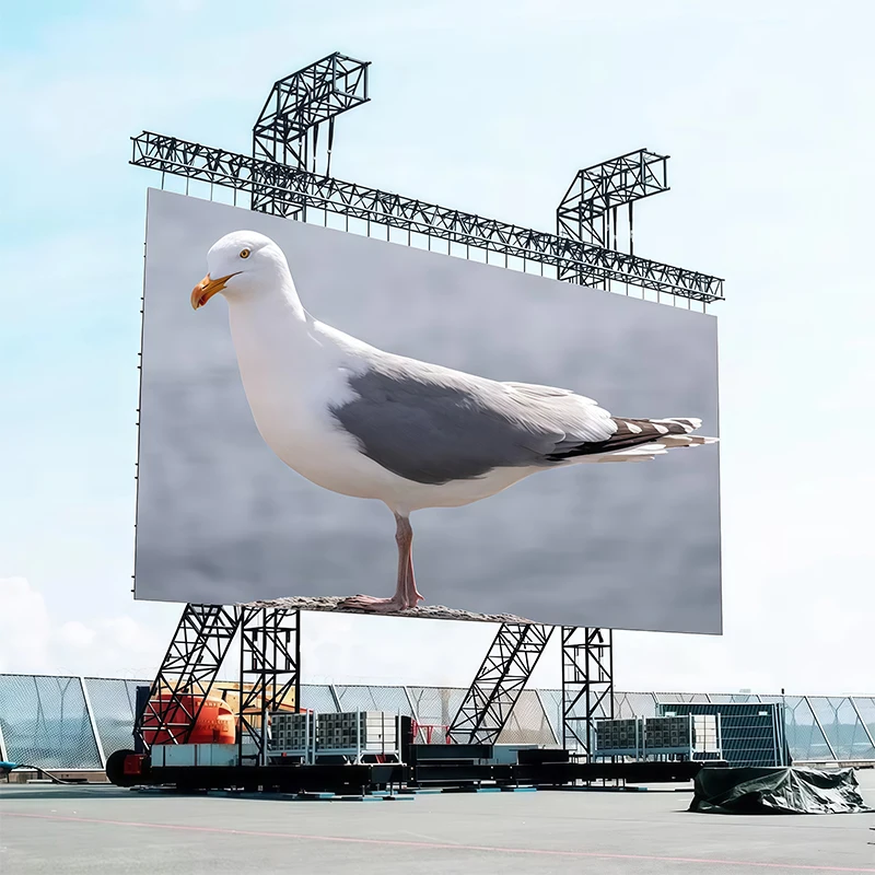 P3.91 Dynamic LED Video Wall Animated Visual Outdoor Concert Retail Rental Display Screen