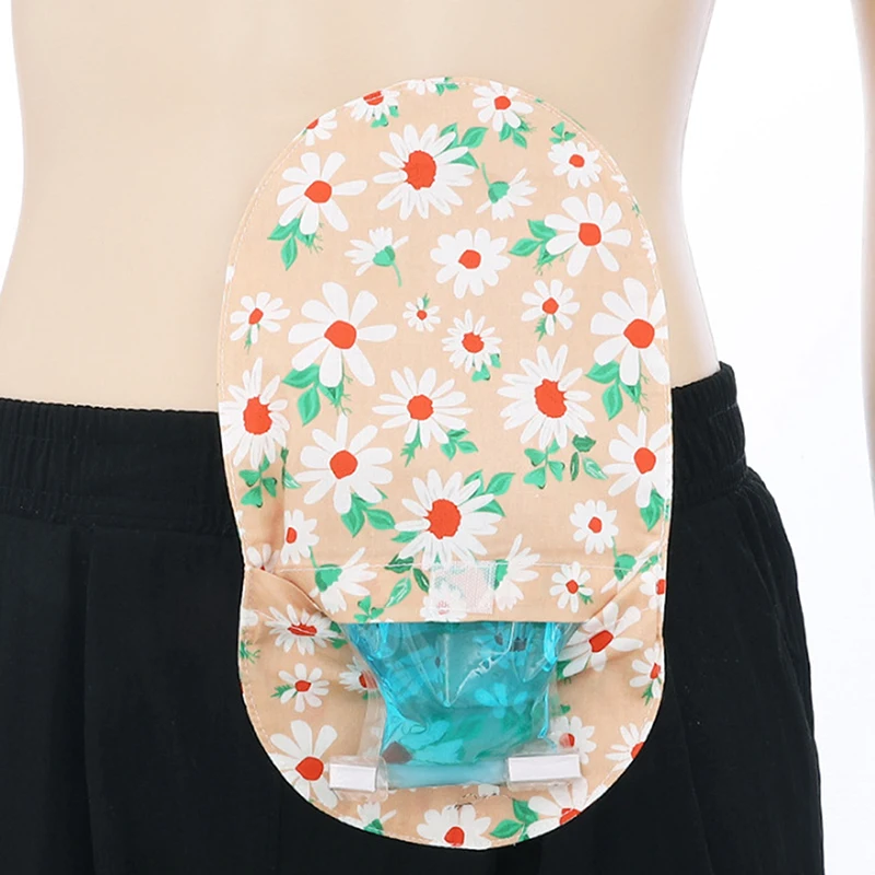 Printed Pattern Stoma Protector Ostomy Bag Covers Colostomy Cover Ostomy Supplies Washable Wear Universal Stoma Care Accessory