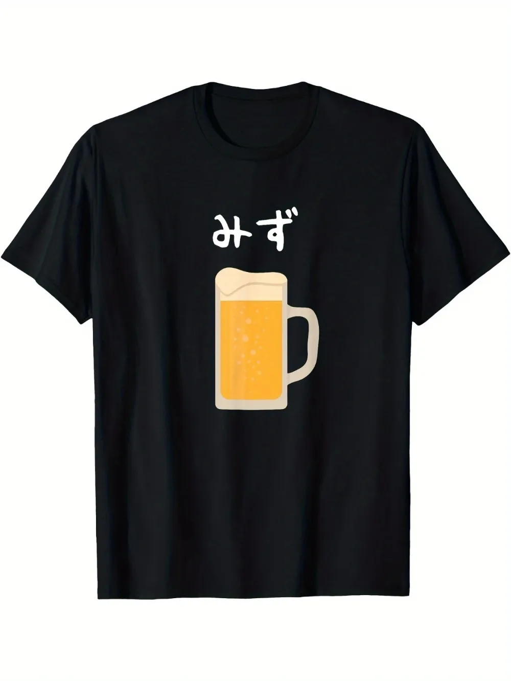 Damen Sommer Bier-Muster Freizeithemden mit Kurzen Ärmeln für Alkoholliebhaber Mode Harajuku Kawaii T-Shirt Y2K Kleidung – Detail 4