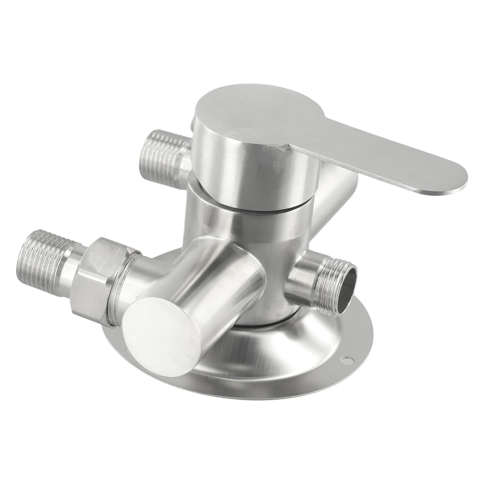 

Metal Handle Wall Mounted Shower Faucet Stainless Steel Mixer High Temperature Resistance Waterproof Structure