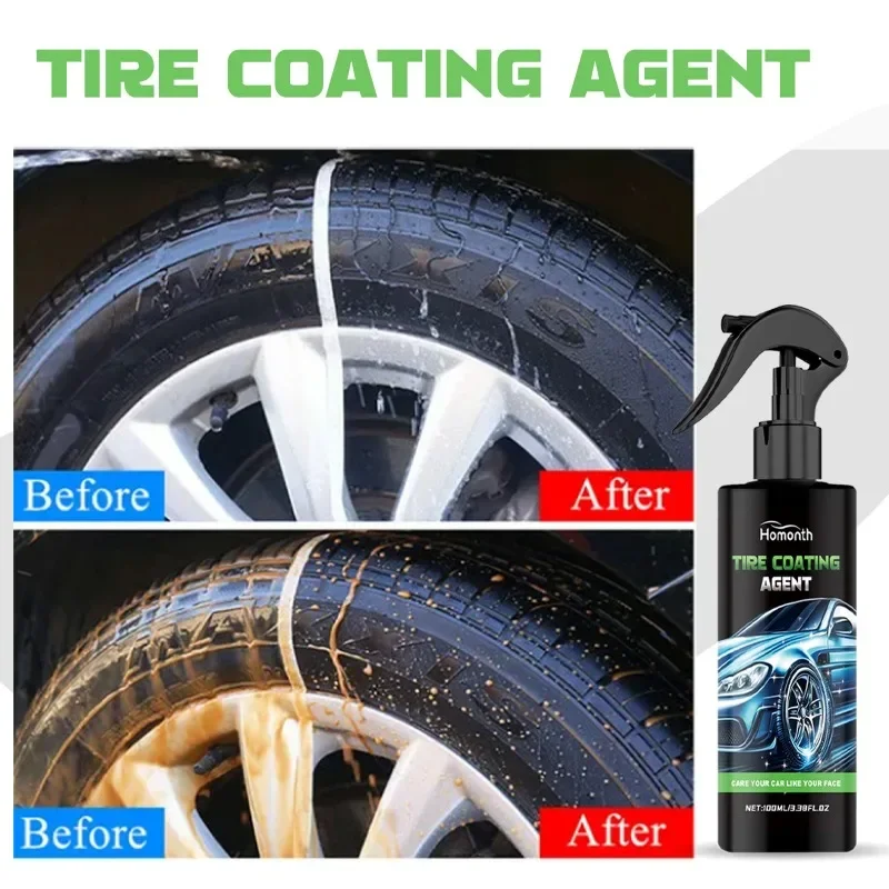 Decontamination Anti-aging Polishing Retreading Agent Car Tyre Cleaning and Car Tyre Polishing Cleaner Non-corrosive Car Tools