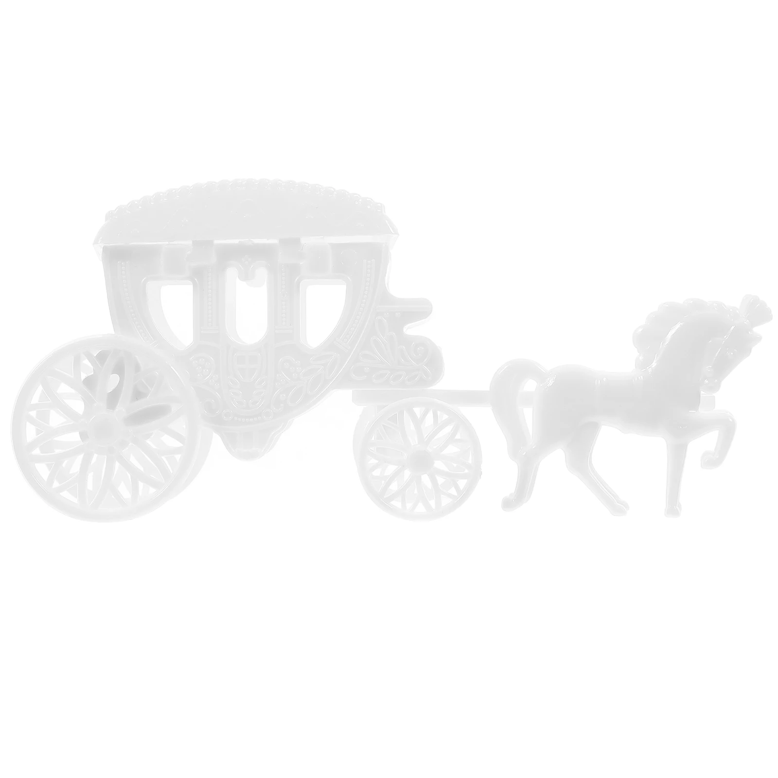 

Mini Carriage Candy Box White Creative Carriage Treat Holder for Wedding Bridal Shower Shower Decorative Candy Favor Box