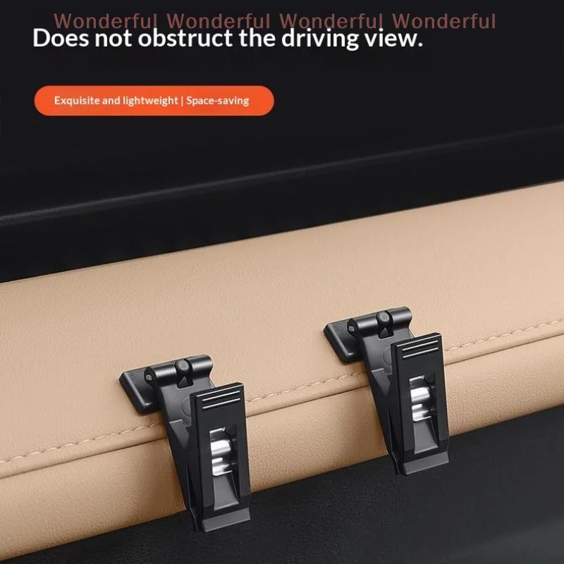 

Multifunctional Car Sun Visor Glasses Clip Magnetic Attraction 2 Pack Ticket Holder for Vehicle Sunglasses Organization