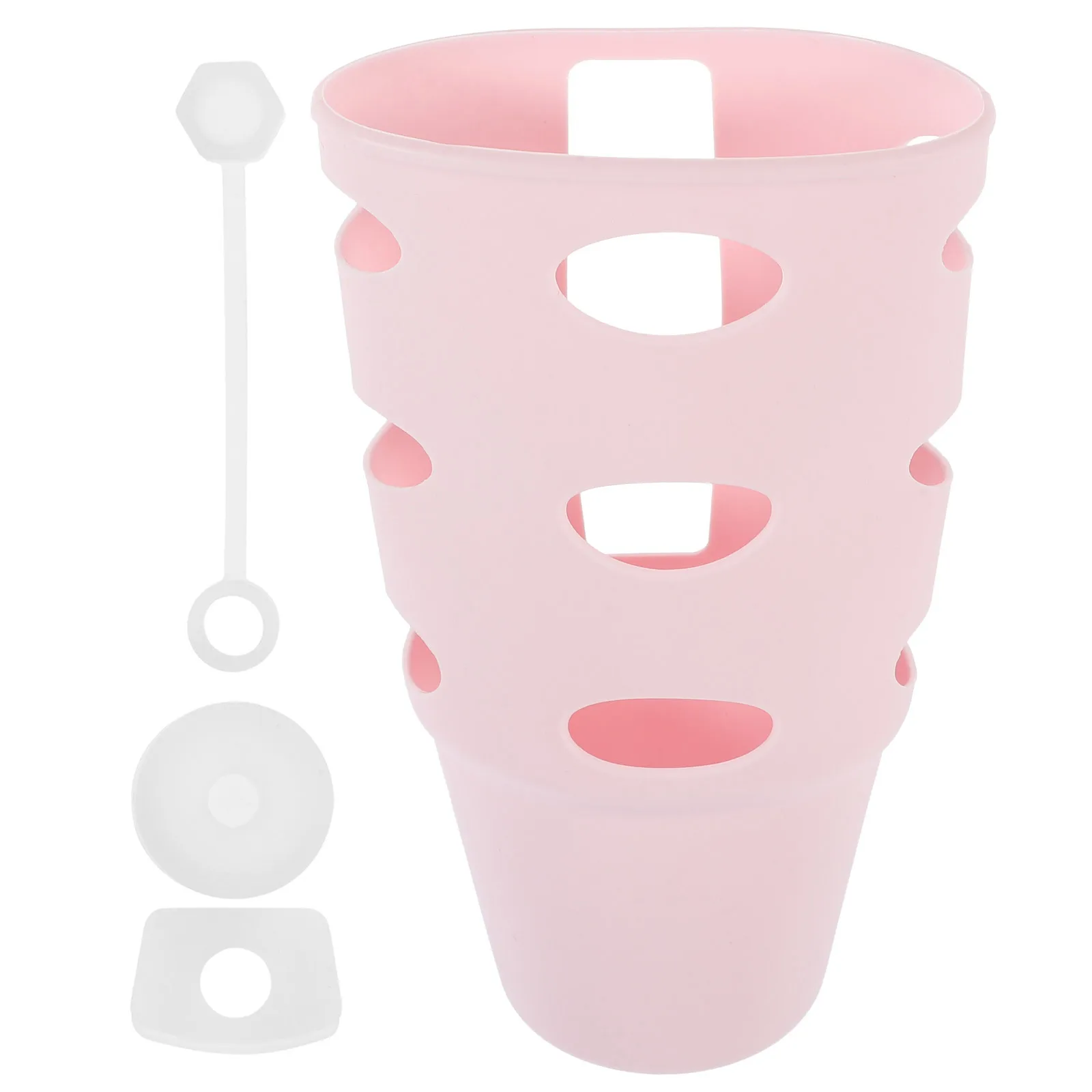 

1Set Silicone Bottle Cover Anti-Scratch Multipurpose Boot Nonslip Sleeve for Water Bottles Durable Protector Silicone Sleeve