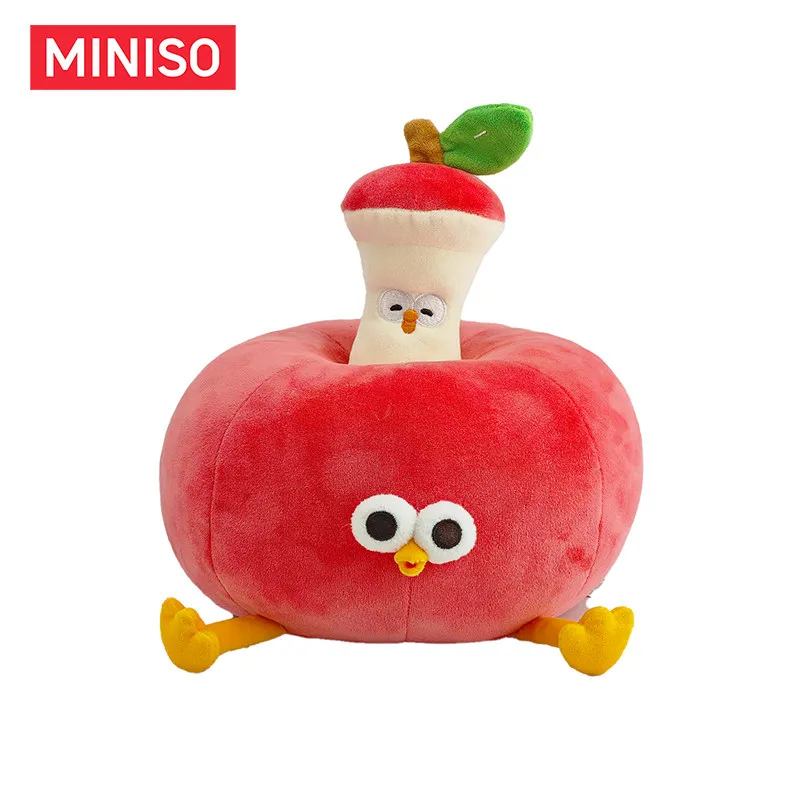 

MINISO Apple Dwen Dwen Chicken Plush Doll Funny Abstract Doll Pillow Doll Cute Doll