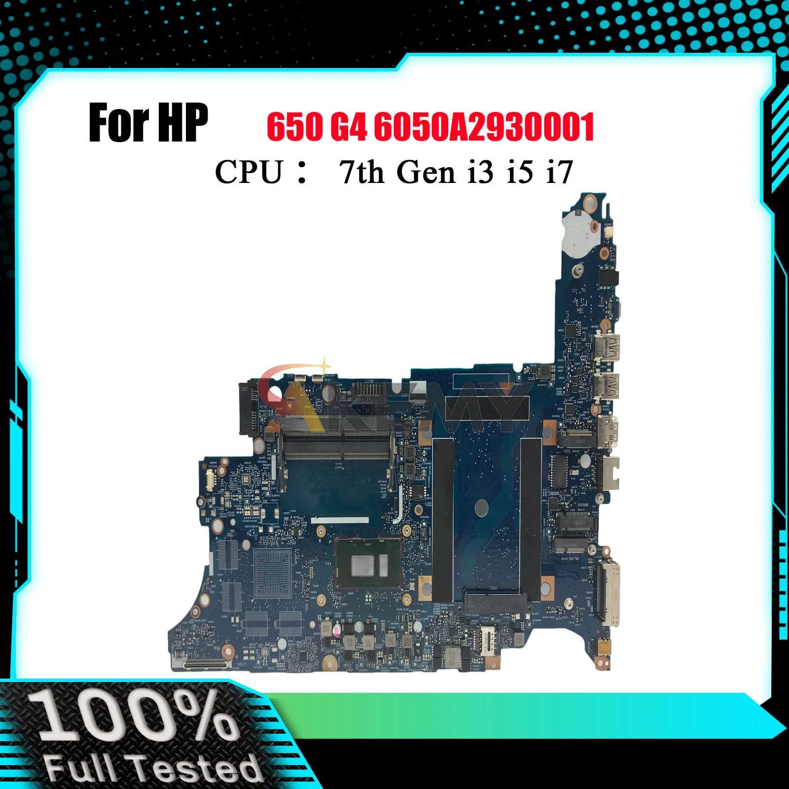 

Материнская плата для ноутбука HP ProBook 650 G4 6050A2930001 L24850-601 L24852-601 с процессором i5 i7 DDR4, 100% полностью протестирована