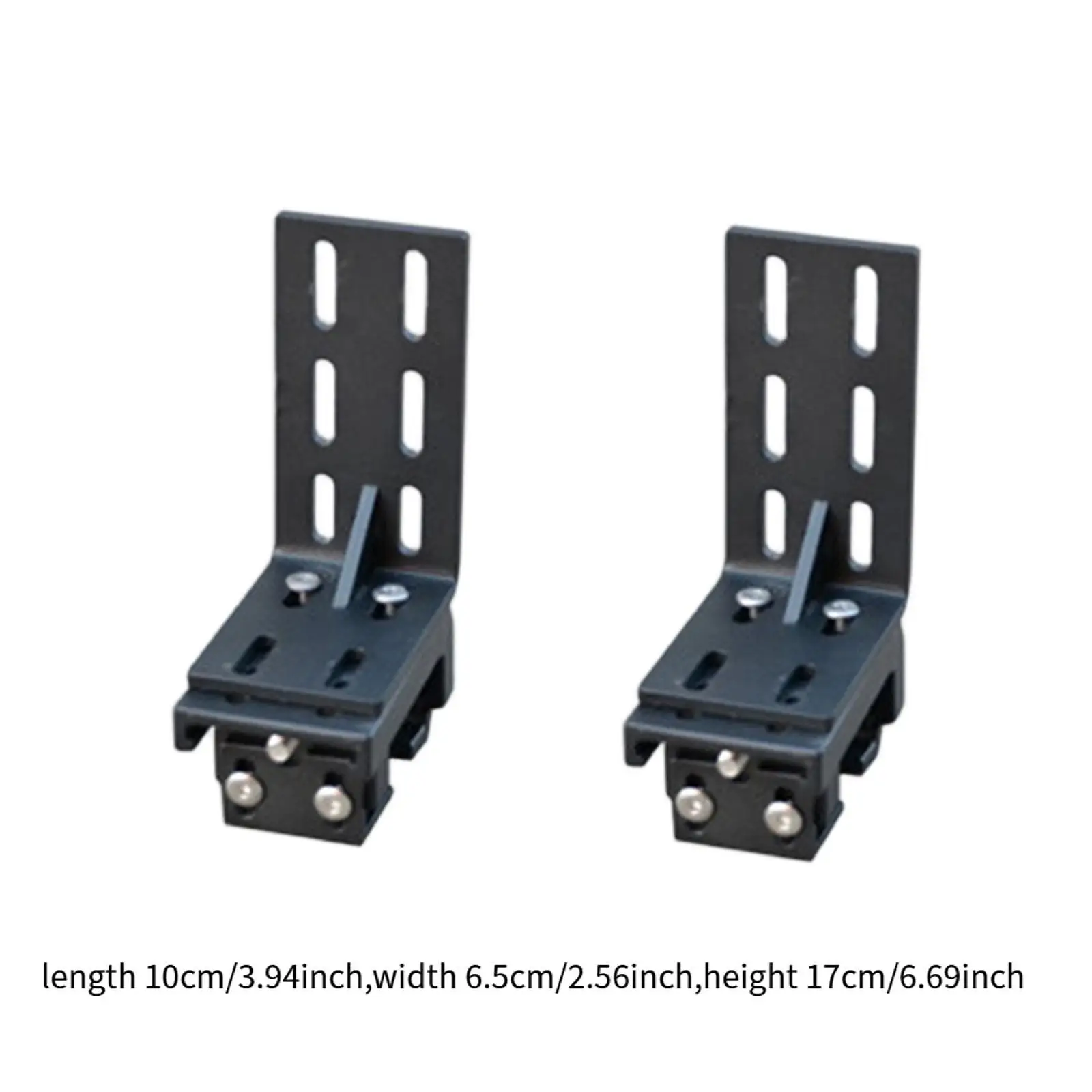 Awning Mounting Brackets Universal Aluminum Alloy Roof Mount Tent Support Clamp for Outdoor Car Awning Camping Gear