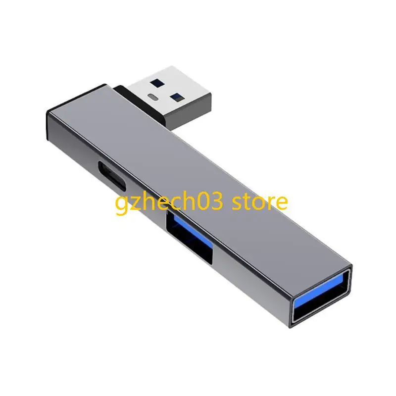 

G2AC USB3.0 Hub USB to Type C and 2Port USB Splitter for Fast Data Transfer Compatible for Window Linux Androids Device