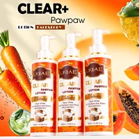 LKIAE Lotion corporelle éclaircissante à la papaye pour femmes, hydratante, lissante, améliore la peau rugueuse, élimine la mélanine, corrige le teint inégal 1