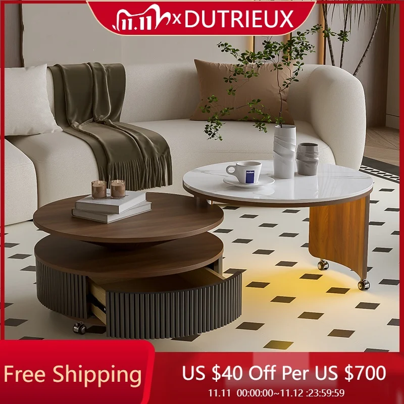 

Unique Italian Coffee Table Writing Computer Mini Center Outdoor Dinner Side Table Service Kaffee Tische Chinese Style Furniture